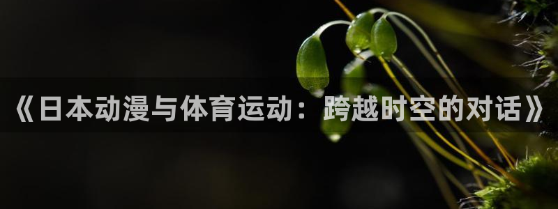 意昂注册：《日本动漫与体育运动：跨越时空的对话》